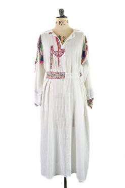 White Kaftan Dress by Jeff Banks for Rembrandt